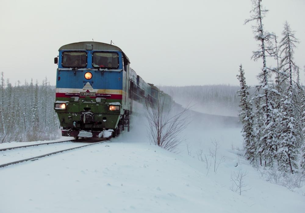 Железная дорога работает без сбоев несмотря на лютые морозы