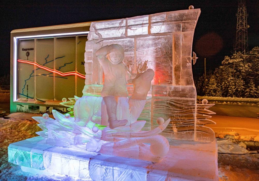 Приглашаем мастеров  принять участие в  конкурсе ледовых скульптур «Новогодняя фантазия» на привокзальной площади станции Нижний Бестях 