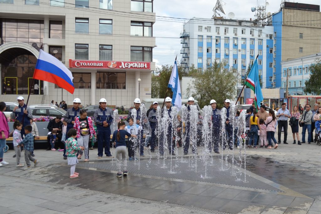 В Якутске открылся первый в республике пешеходный фонтан