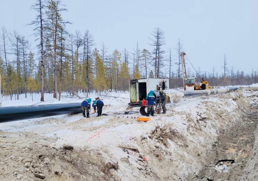 «Сахатранснефтегаз»: строительство газопровода «Кысыл-Сыр - Мастах» идёт по графику